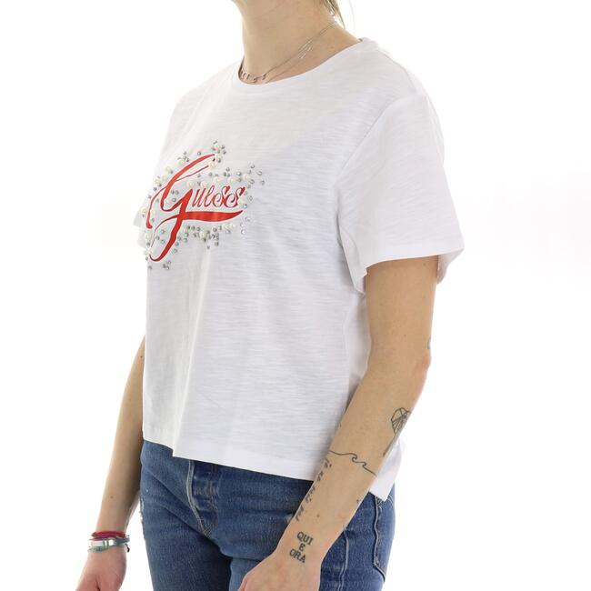 T-SHIRT SS CN LEONTINA TEE GUESS  - Mad Fashion | img vers.650x/